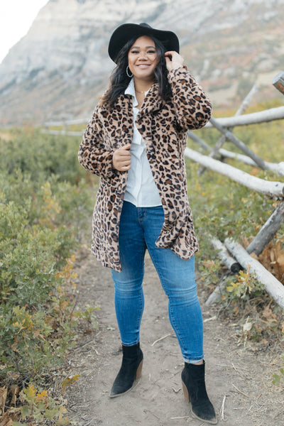 Lindsay Leopard Coat