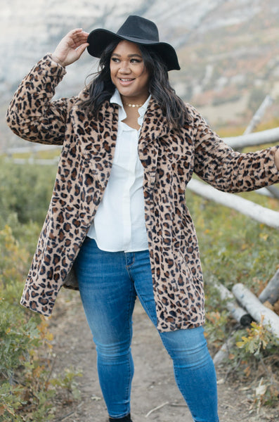 Lindsay Leopard Coat