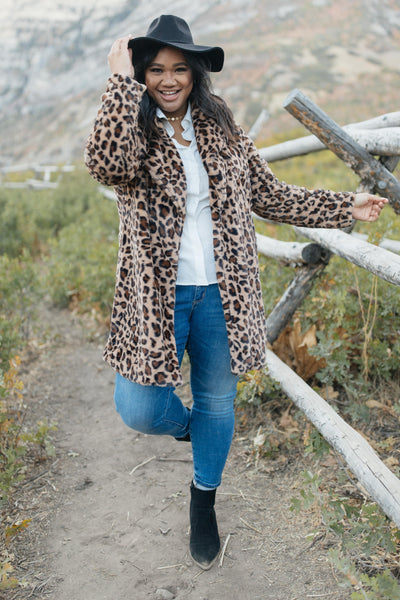 Lindsay Leopard Coat