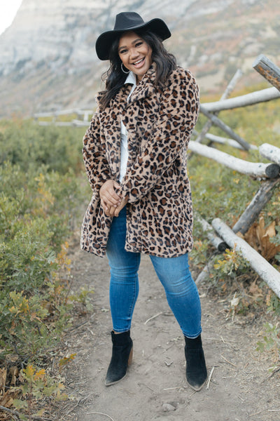 Lindsay Leopard Coat