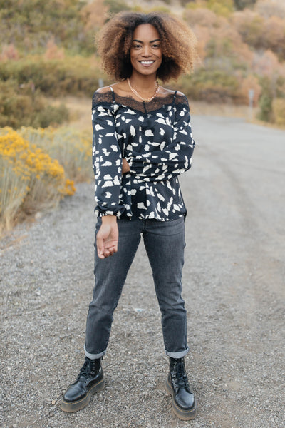 Lined With Lace Blouse