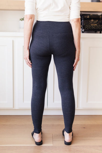 DOORBUSTER Living in Style High Waist Leggings in Charcoal