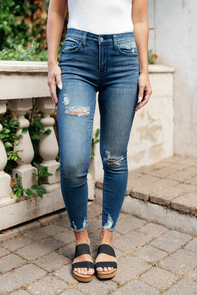 Lola Distressed Skinny Jeans