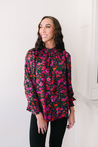 Lush In Floral Blouse