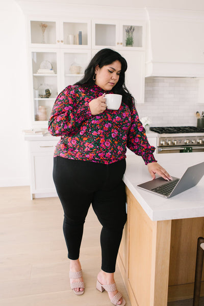 Lush In Floral Blouse