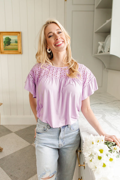 Mabel Top in Lilac