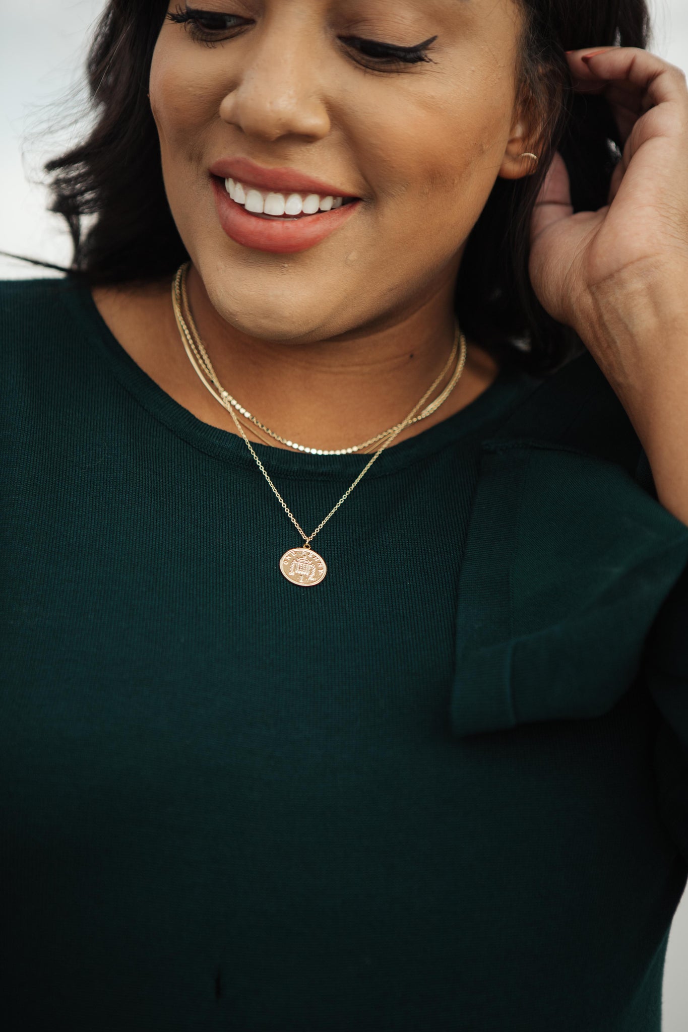 Make A Wish Coin Necklace