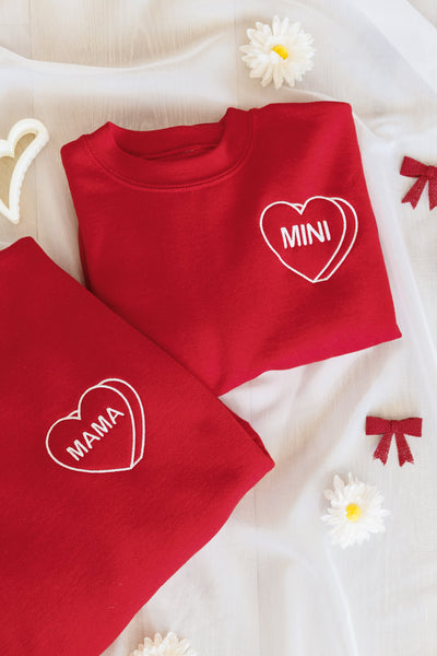 PREORDER: Matching Mama Embroidered Sweatshirt