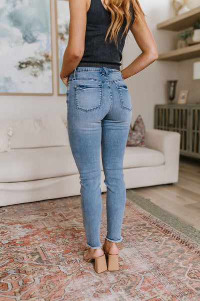 Mariah Mid Rise Cool Relaxed Jeans