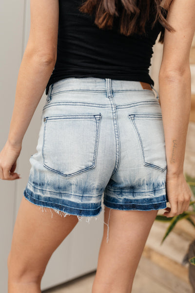 Melted Blues Denim Shorts