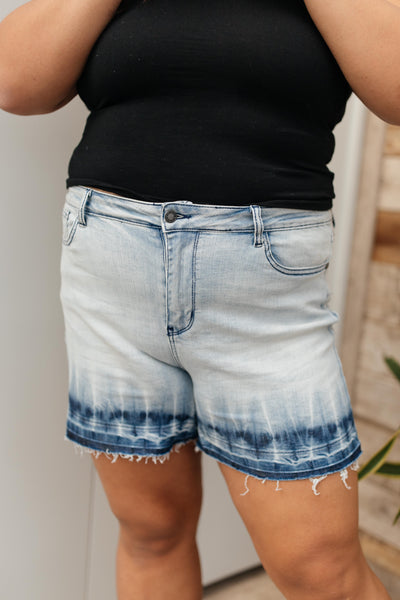 Melted Blues Denim Shorts