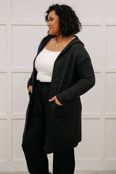 Mila Cardigan in Charcoal