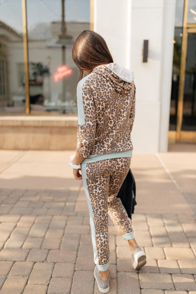 Mint Leopard Joggers