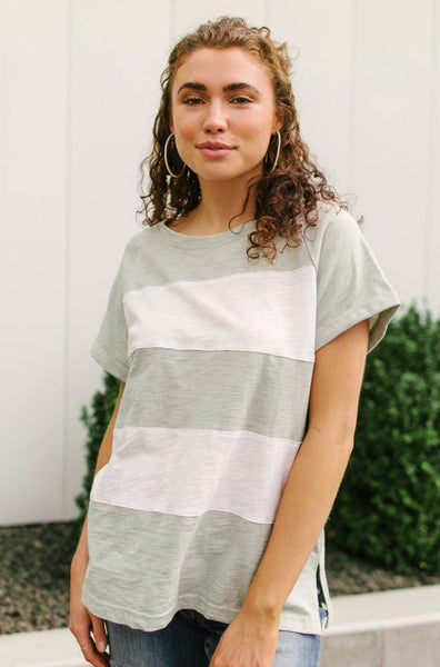 Modern Brenton Top in Sage