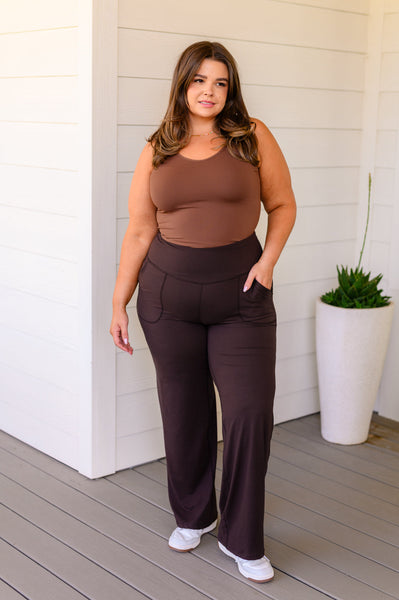 Moving and Grooving Wide Leg Leggings