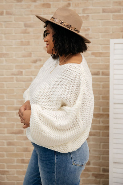 Natural Beauty Knit Sweater in Ivory