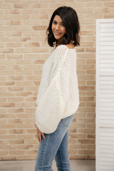 Natural Beauty Knit Sweater in Ivory