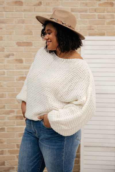 Natural Beauty Knit Sweater in Ivory