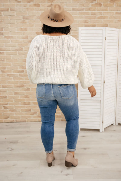 Natural Beauty Knit Sweater in Ivory