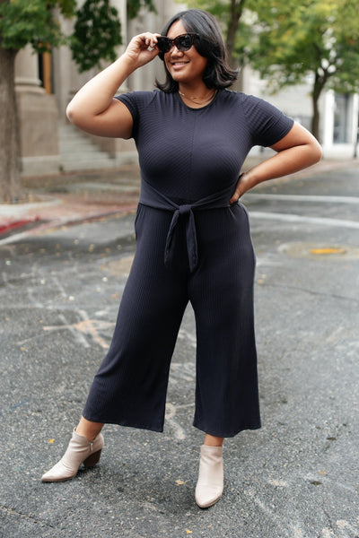 Nora Jumpsuit in Charcoal