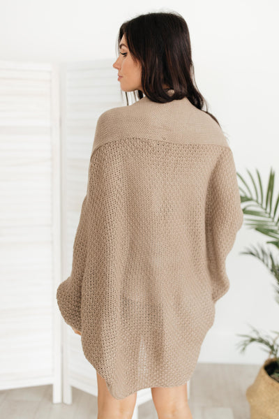 Not Your Grandmother's Cardigan in Muted Moss