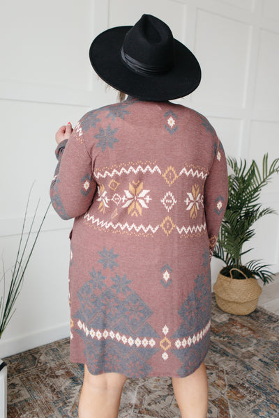 Olivia Printed Cardigan