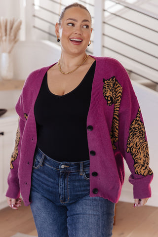 On the Prowl Tiger Cardigan