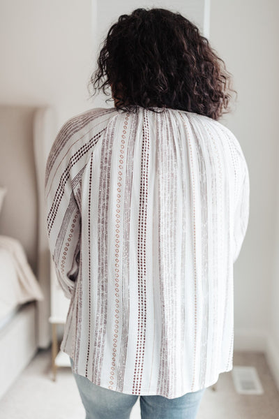 Open Sky Boho Tunic in Ivory