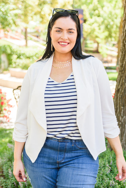 Ordinary Fun Blazer In Off White