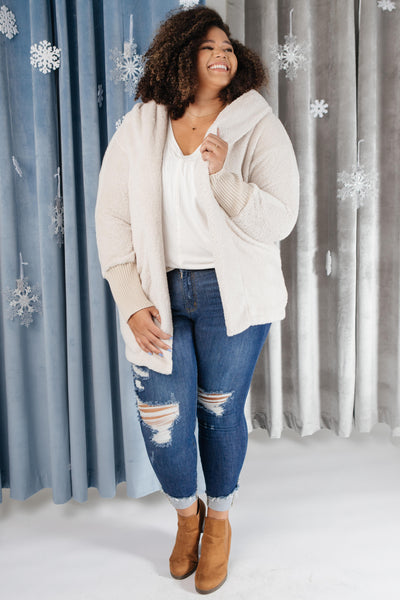 Overly Cozy Cardigan in Ivory