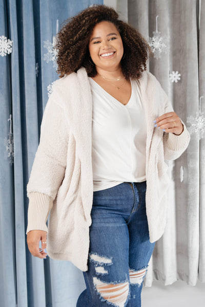 Overly Cozy Cardigan in Ivory