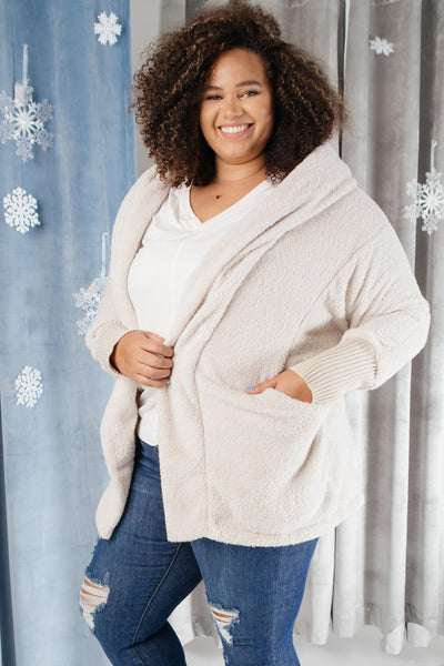 Overly Cozy Cardigan in Ivory