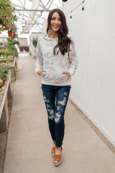 Pastel Meets Camo Hoodie