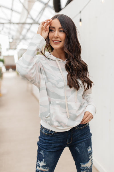 Pastel Meets Camo Hoodie