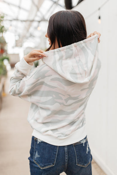 Pastel Meets Camo Hoodie