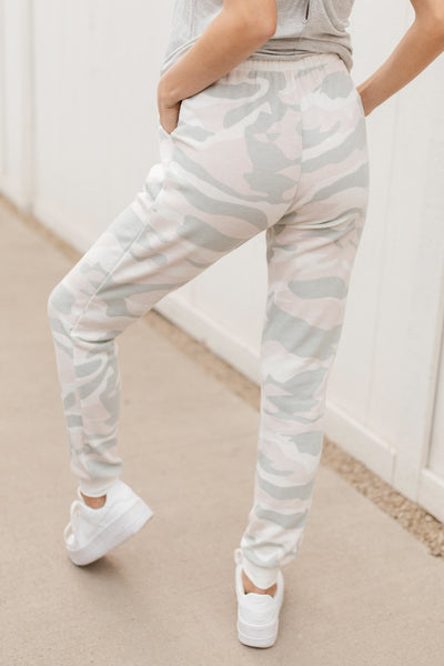 Pastel Meets Camo Joggers