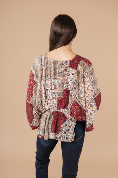 Patch Things Up Date Night Blouse