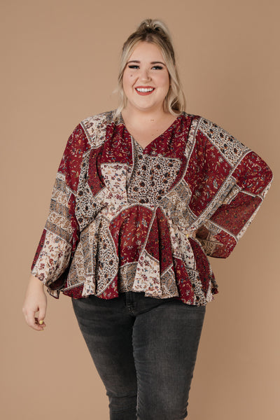 Patch Things Up Date Night Blouse