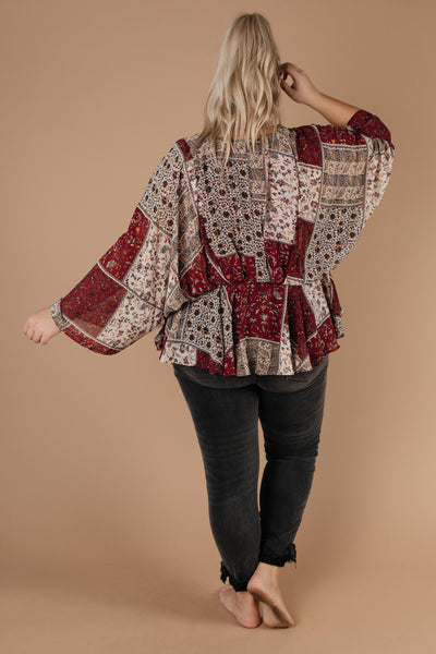 Patch Things Up Date Night Blouse