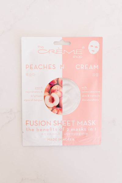 Peaches N' Cream Sheet Mask