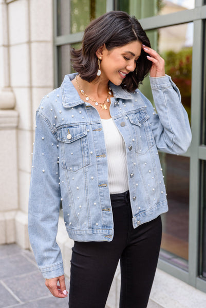 Pearl Baby Jean Jacket