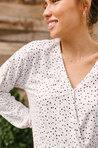 Penny Polka Dot Blouse