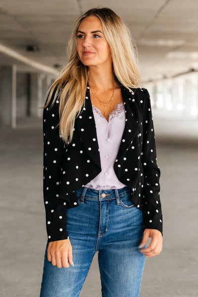 Perfect Polka Dot Blazer