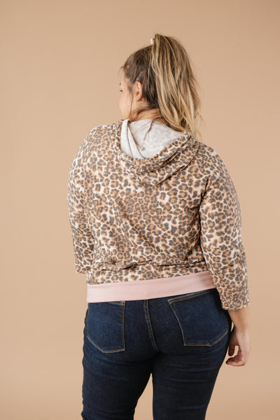 Pink Leopard Hoodie