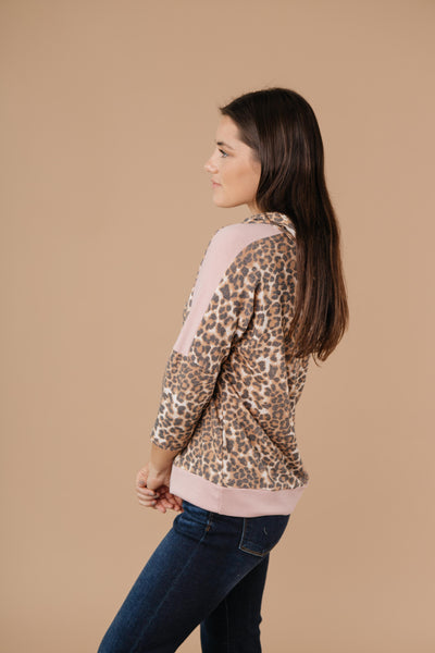 Pink Leopard Hoodie