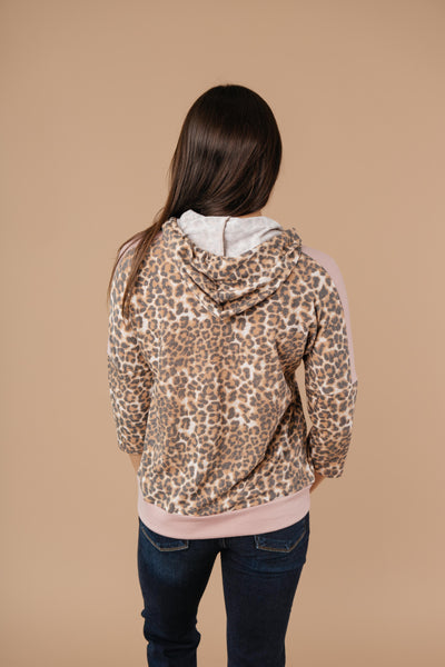 Pink Leopard Hoodie