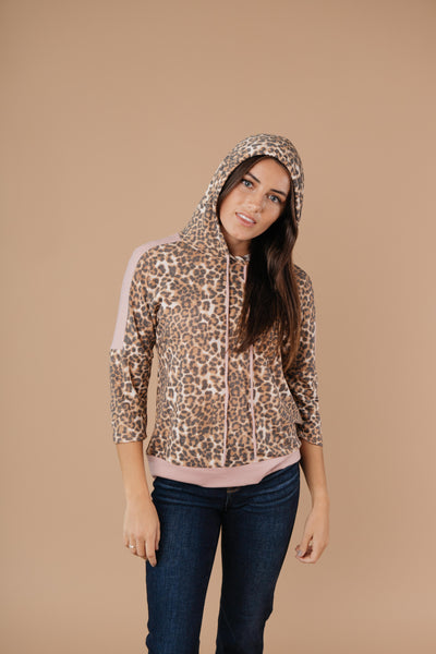 Pink Leopard Hoodie