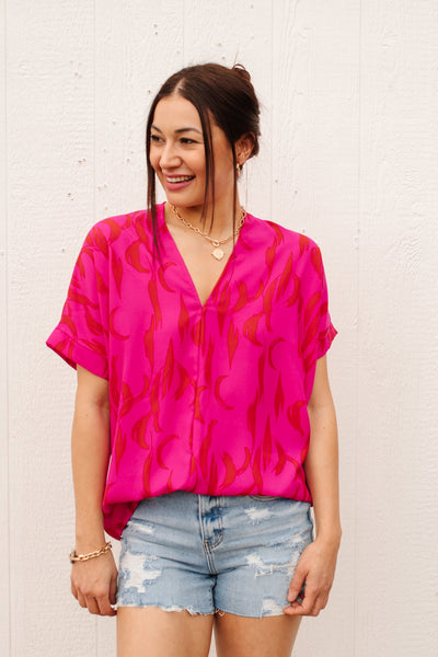 Pink Oasis Top