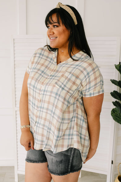 Plaid To The Bone Top