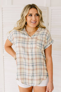 Plaid To The Bone Top